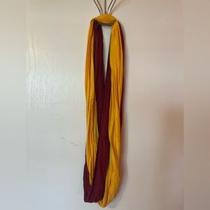 Garnet and Gold Infiniti Scarf